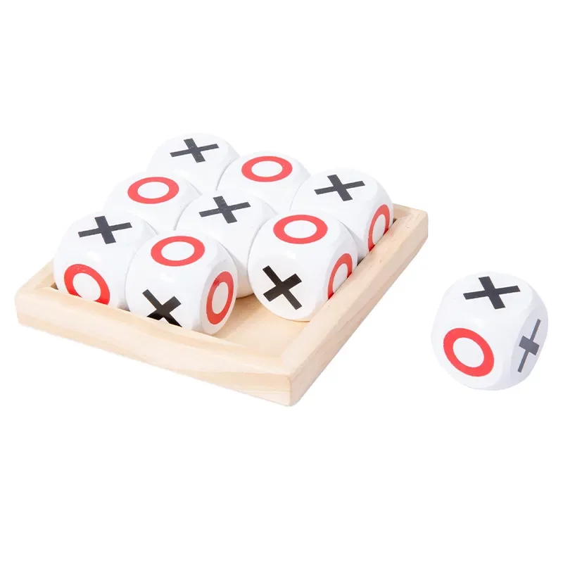 Joc din lemn X si 0 Tic Tac Toe Duoqu