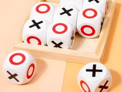 Joc din lemn X si 0 Tic Tac Toe Duoqu